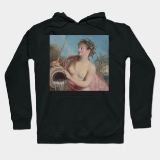 Nymphe de fontaine - Antoine Watteau Hoodie